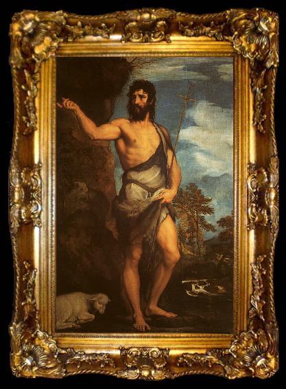 framed   Titian St.John the Baptist, ta009-2